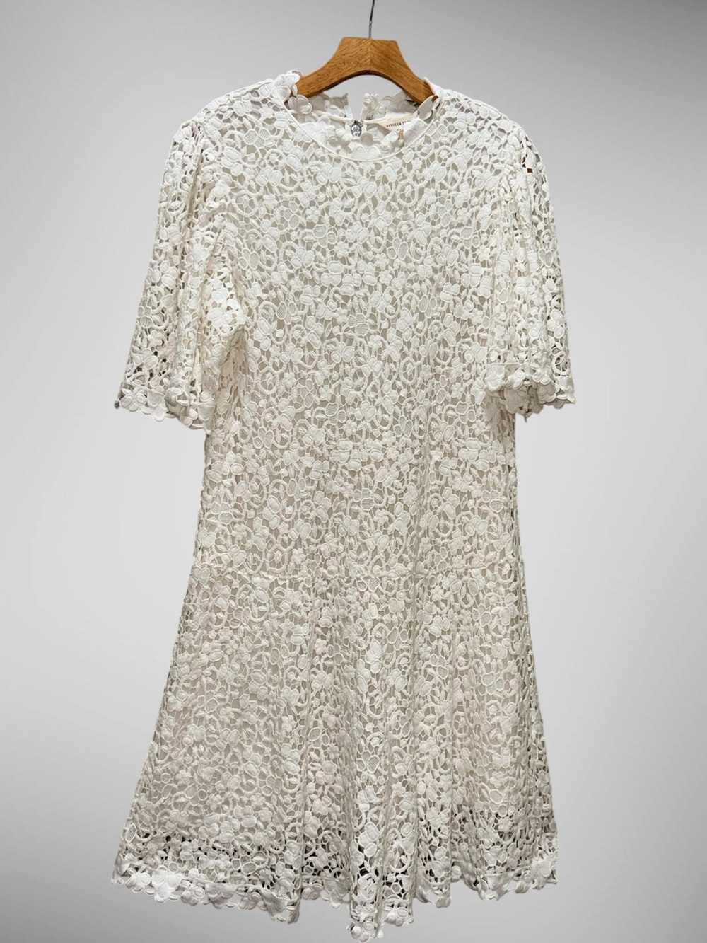 Rebecca Taylor White Floral Lace Dress size 12